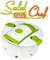 Genius Salad Chef juego de 9 piezas para corte y centrifugado