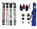Kit de bastones para Nordic Walking BayPa de 12 piezas incl. la bolsa
