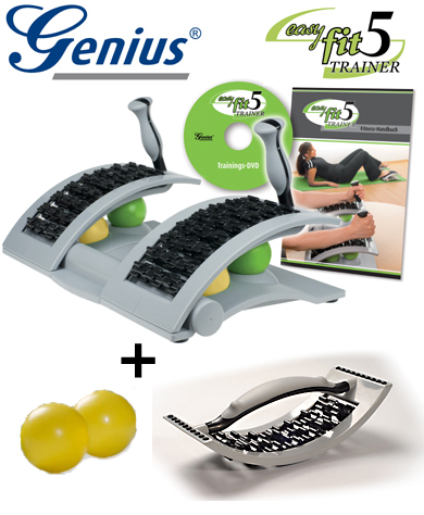 Entrenador Easy Fit 5, kit de TV 8ple. incl. masajeadora manual Entrenador Easy Fit 5, kit de TV 8ple. incl. masajeadora manual